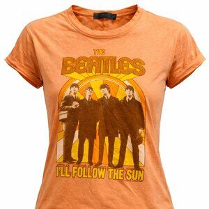 Junk Food Clothing The Beatles “I’ll Follow the Sun” Graphic Tee XS NWT